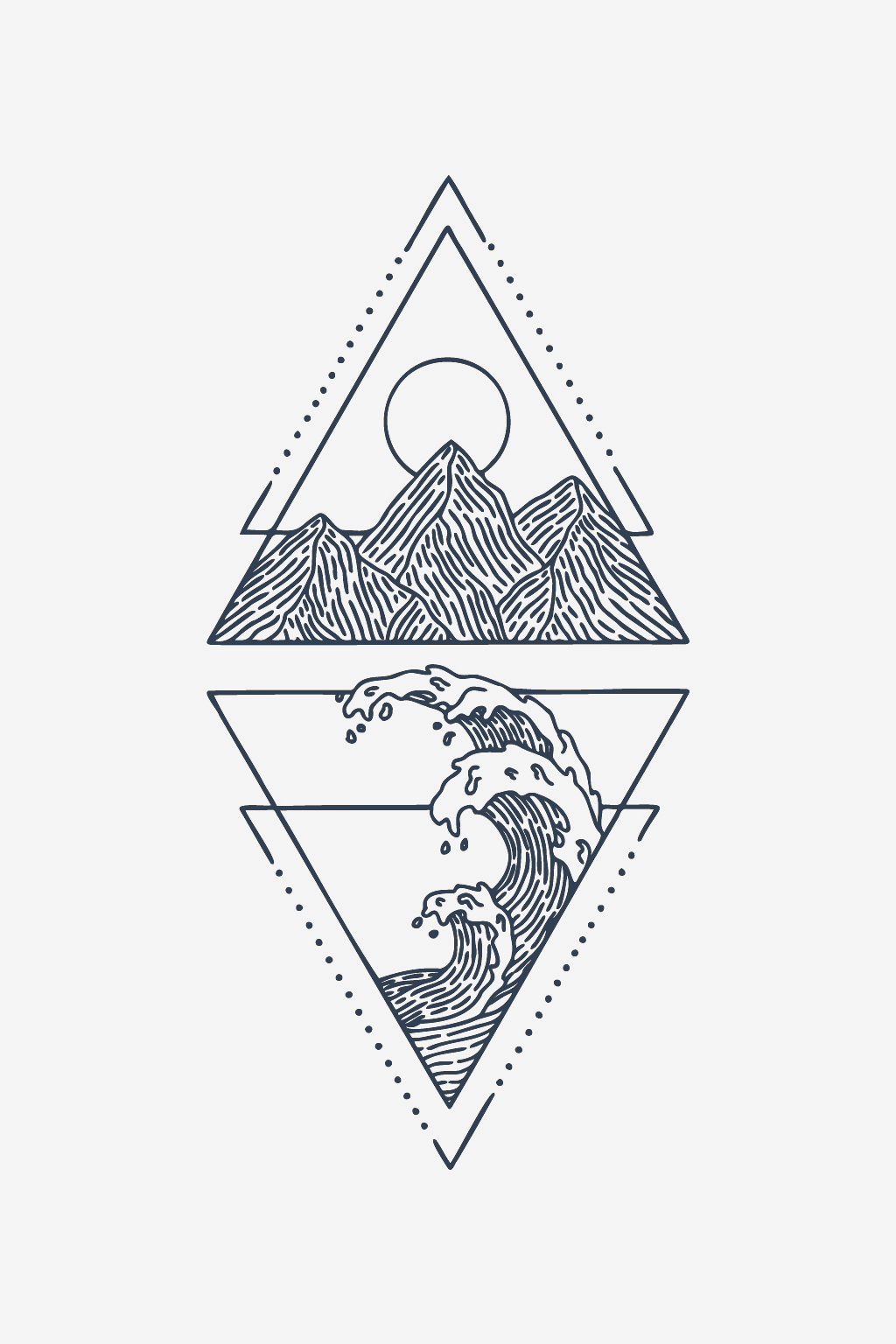 Berg und Welle
