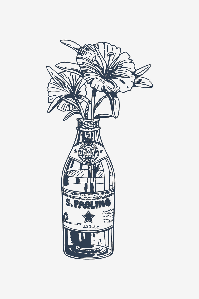 Improvisierte Vase