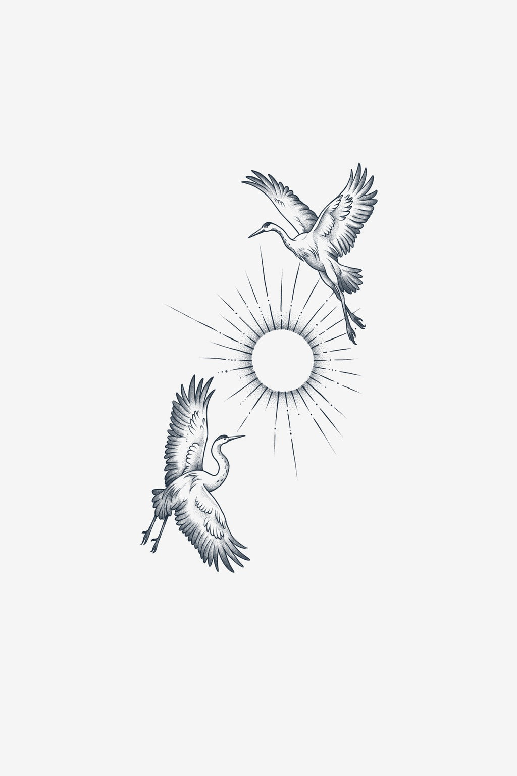 Zbor Solar - tatuaj temporar Inklabs