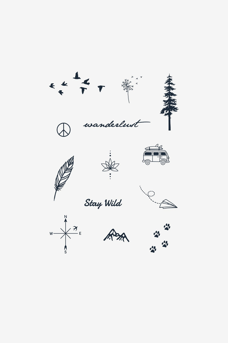 Colecție Nomadă - tatuaj temporar Inklabs