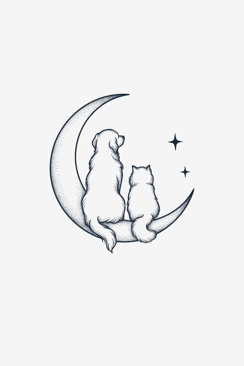 Prieteni Lunari - tatuaj temporar Inklabs